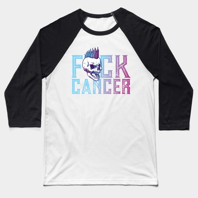 Fuck Cancer - Survivor Baseball T-Shirt by rumsport